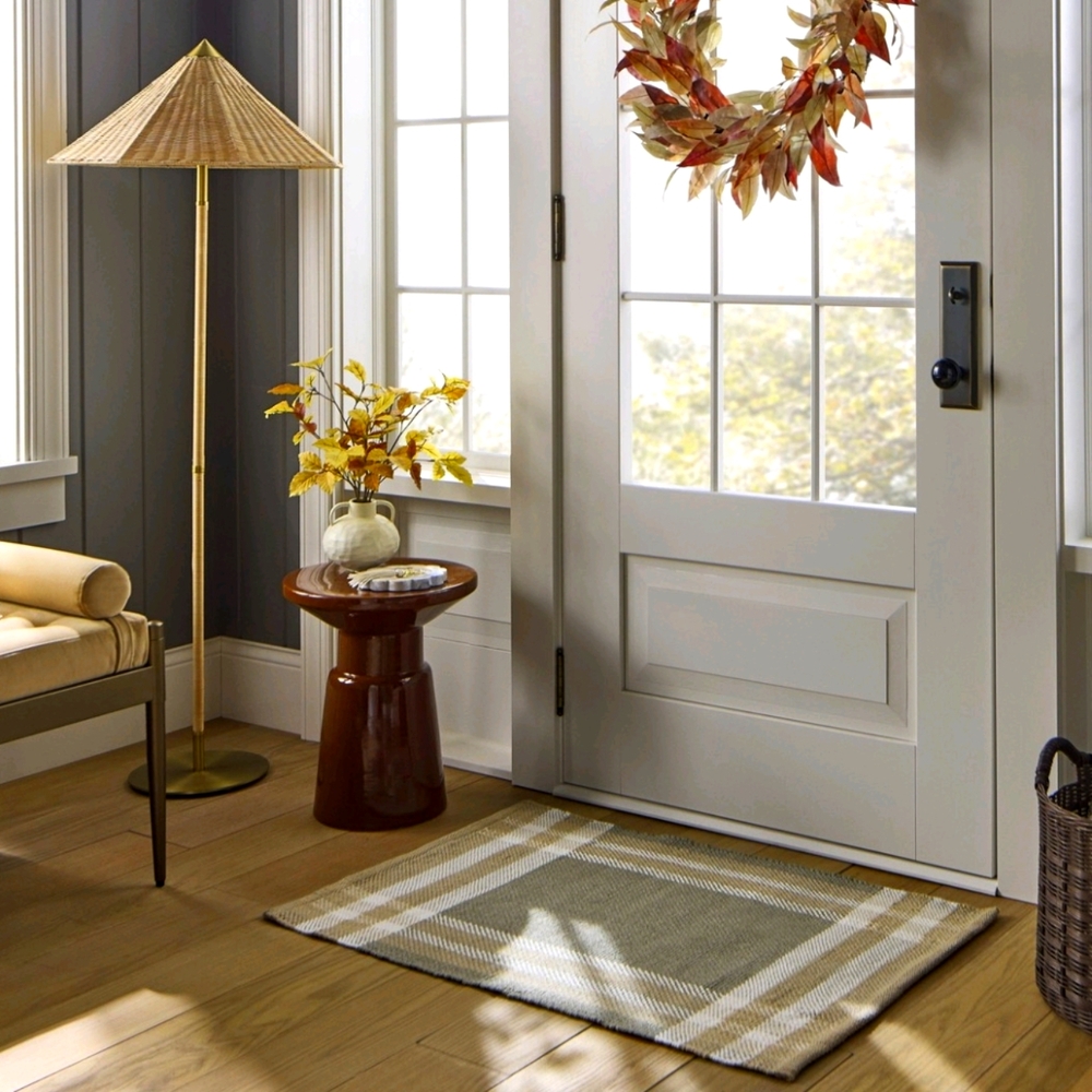 Threshold-Studio McGee plaid rug